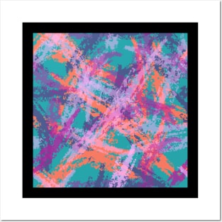 Abstract Draw Pastel Color Fashion Posters and Art